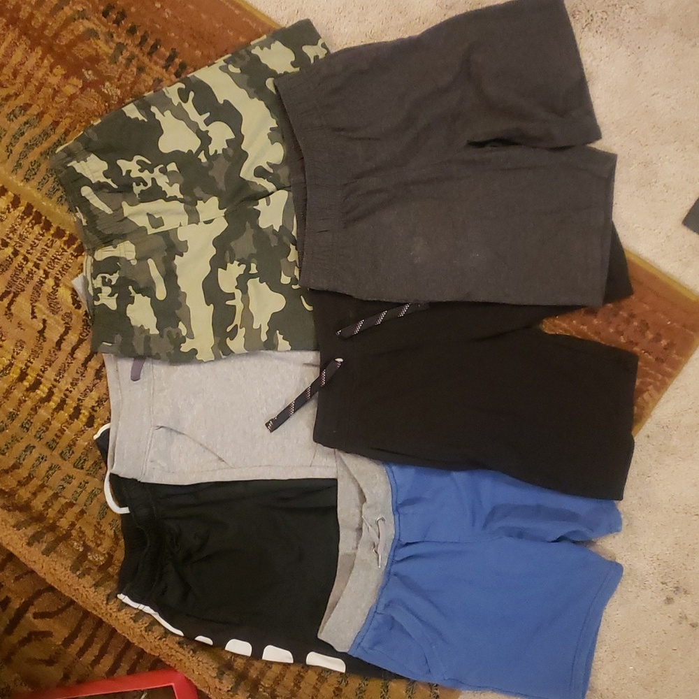 6 Pair Boys Shorts Size 8